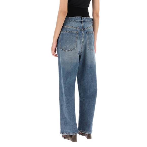 Alaia baggy jeans with elasticated band on the waist - Picture 4 of 4